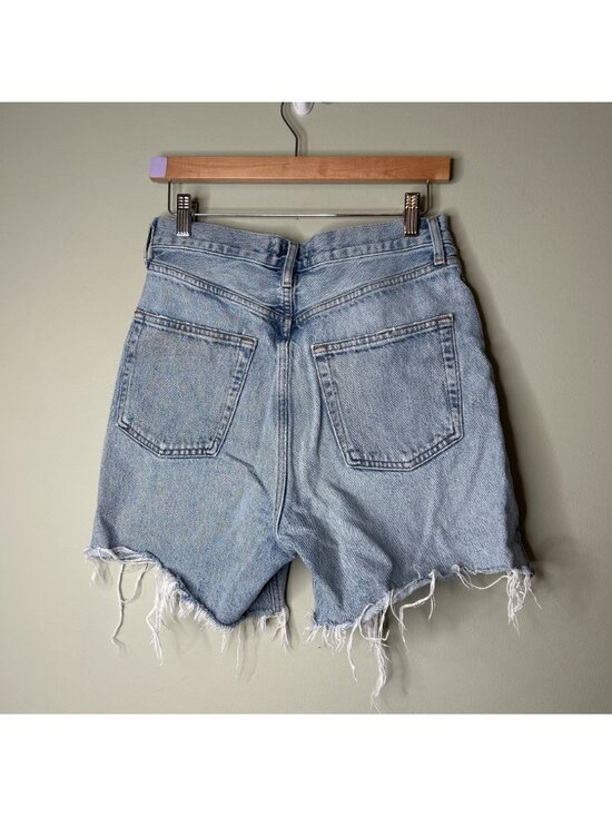 AGOLDE Stella High Rise Baggy Short in Deserted Women's Size 27 - Picture 4 of 6